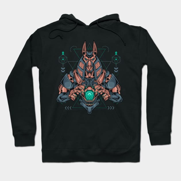 The Geometry of Anubis Hoodie by ATLSHT